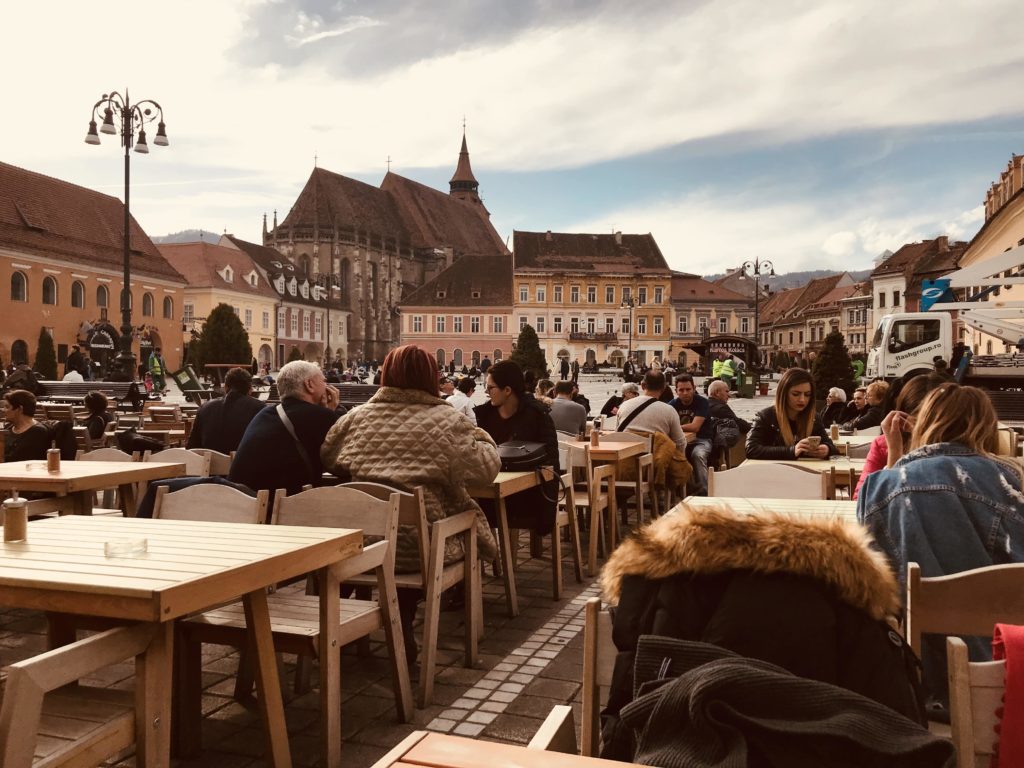 Reisetipp Brașov - Cafe am Marktplatz