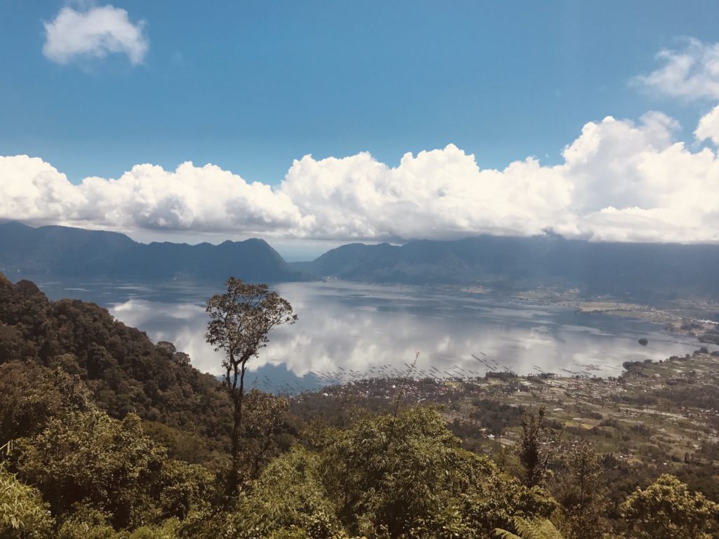Maninjau See Panorama in Sumatra