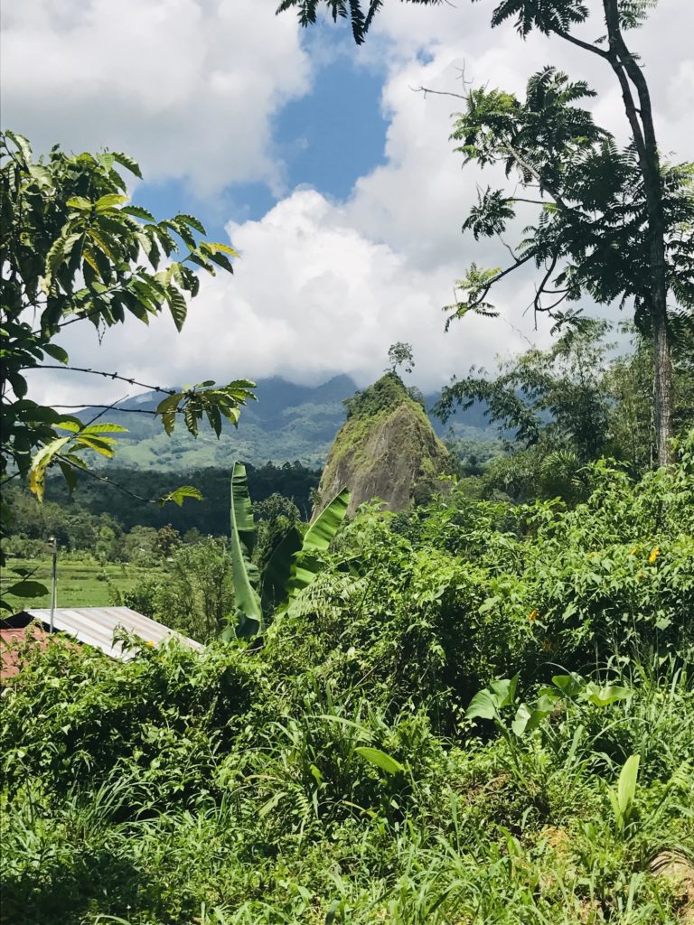 Umgebung von Bukittinggi während wir Sumatra auf eigene Faust bereisen