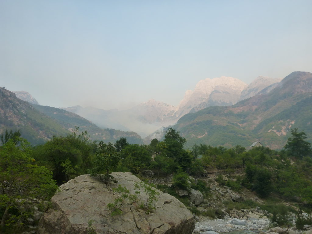 Berge von Theth
