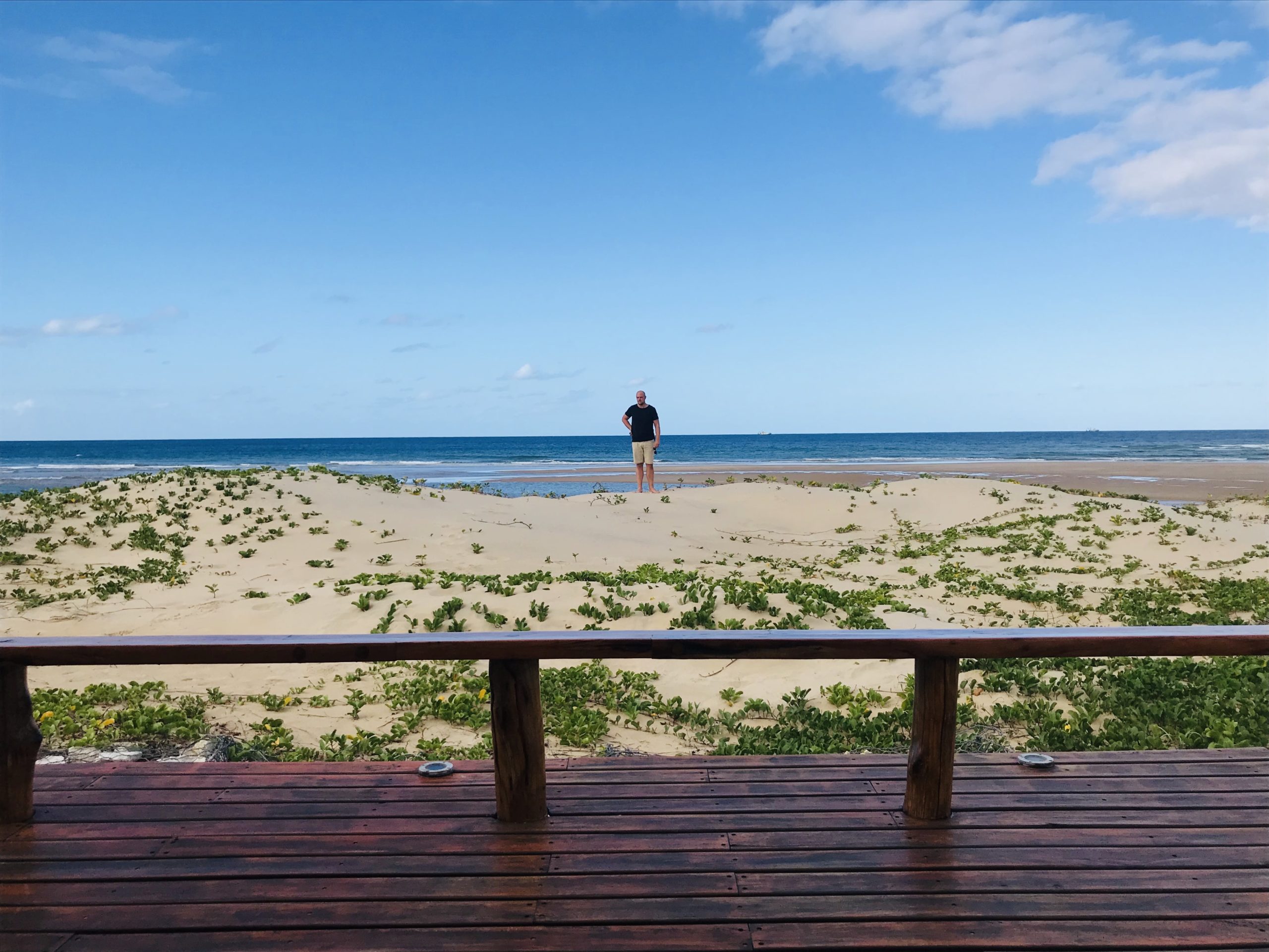 Alex am Barra Beach, Mosambik